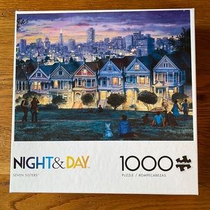Buffalo Games 1,000 piece puzzle Night & Day Seven Sisters